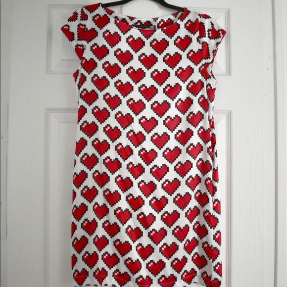 LOVE Moschino Allover Cuori Heart pattern dress - Picture 2 of 5